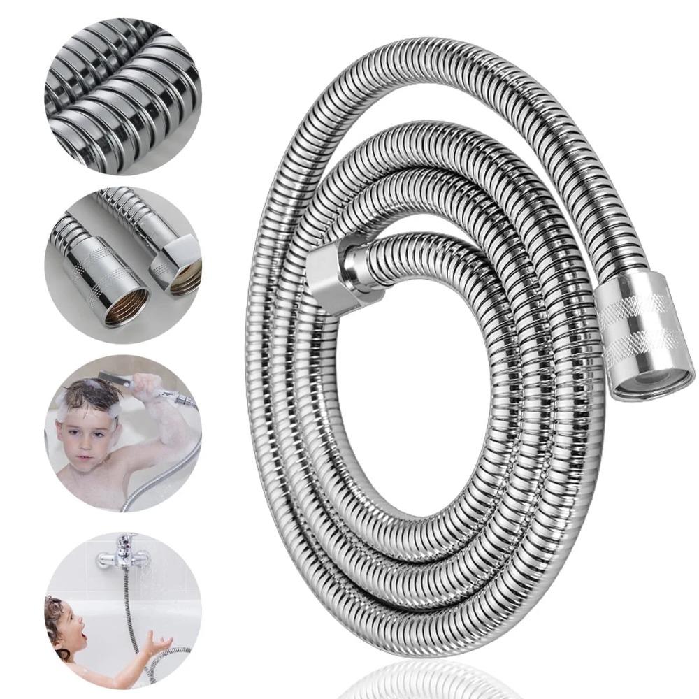 10ft Shower Hose Extension Shower Hose For Hand Held Shower Extra Long Stainless Steel Bathroom Flexible
