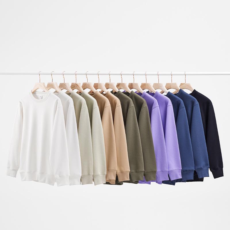 Men's Oversize 400g Velvet Thickened Hoodie, Round Neck, Loose Fit, Plus Size 200 Jin, Winter