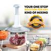 1Pc Manual Meat Chopping & Mashing Kitchen Tool - Stainless Steel Easy To Use For Preparing Healthy Meals Saving Design