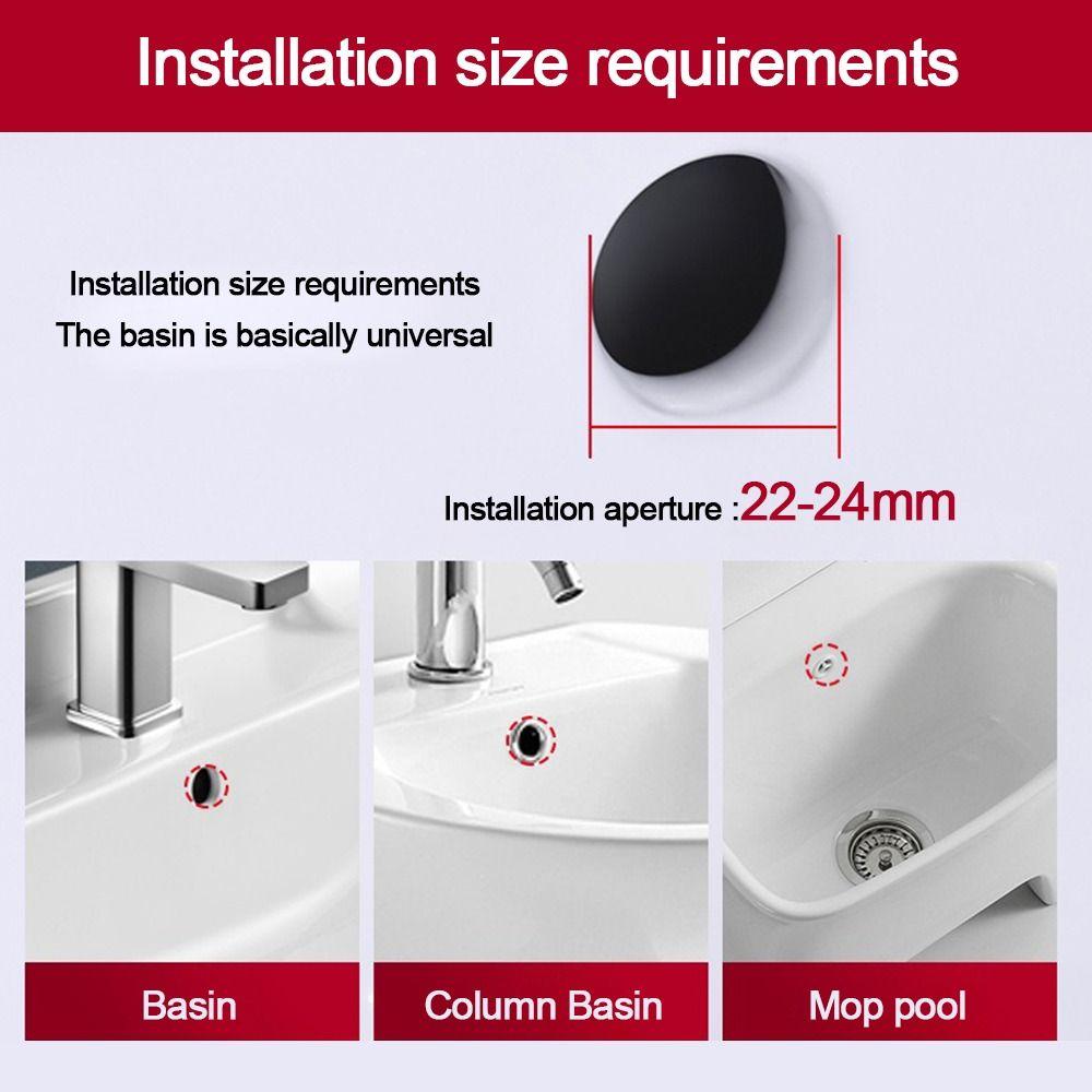 Round Sink Overflow Covers Replacement Trim Ring Cap New Sink Hole Cover  Kitchen Bathroom Supplies