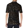 Men's Fashion Printed Short Sleeve Soft Cotton Collar Shirt