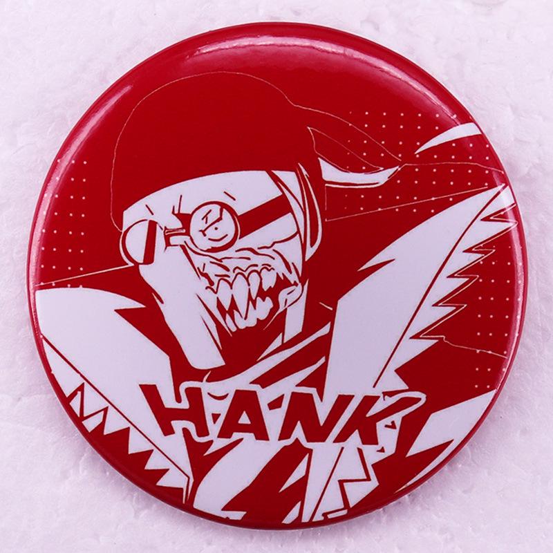 

Hickville Bour s Happy Life Tinplate Pin