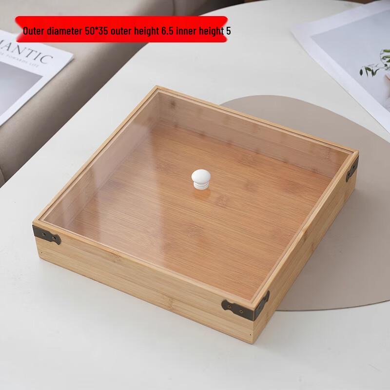 Wooden Serving Tray with Lid