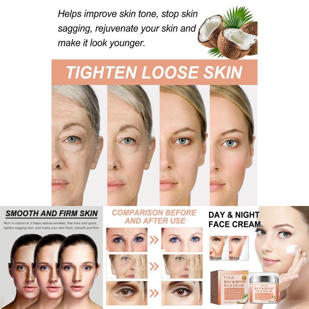 Hoygi Firming Face Cream For Reducing Fine Lines And Dark Spots With Whitening Hydration