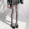 Smoky Grey Hue Tights Women Fashion JK White Silk Matte Finish Comfortable Velvet Bottoming Stockings Soft Nylon Pantyhose