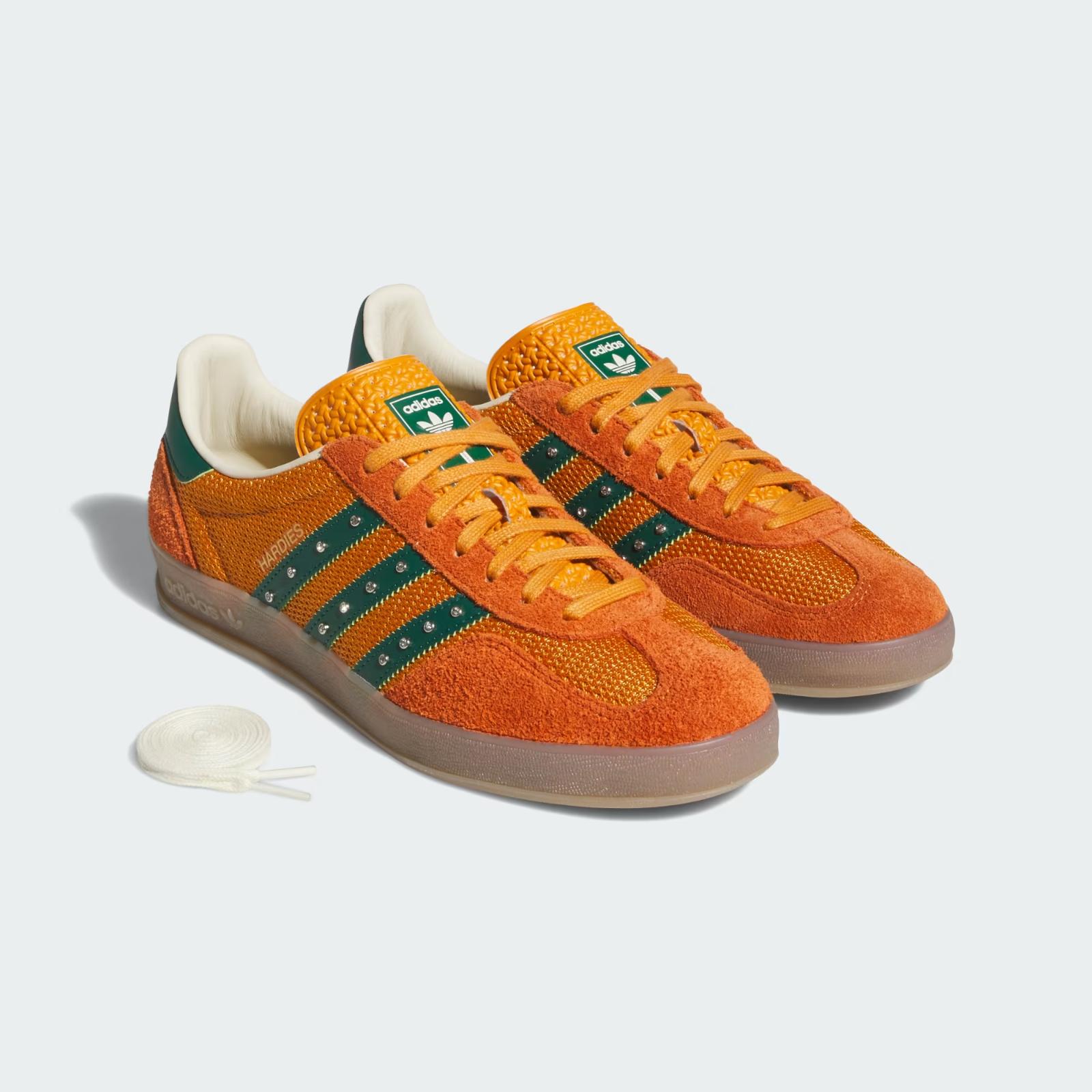 KI7011 Hardies adidas Gazelle Ржаво-оранжевый Зеленый (Мужской) 8.5