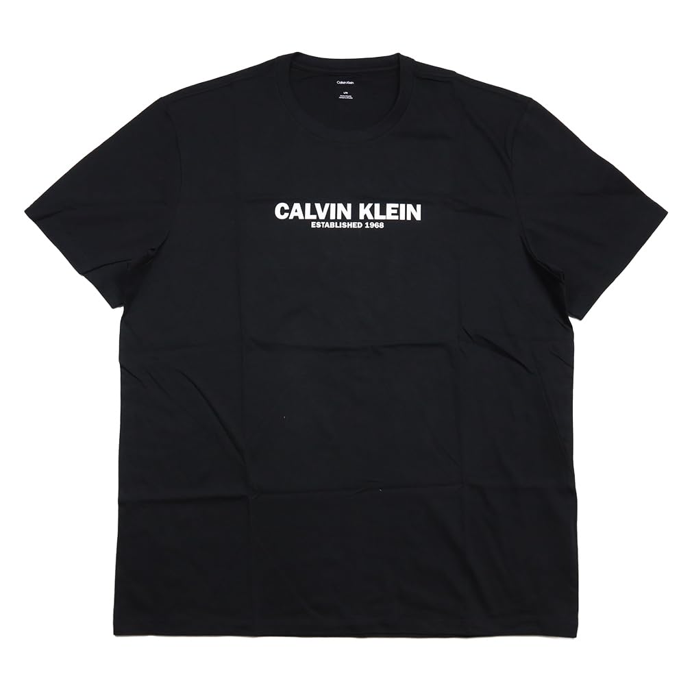 Size Ck073 [Calvin Klein] Men's Short-Sleeve T-Shirt, L, Black, [Item]