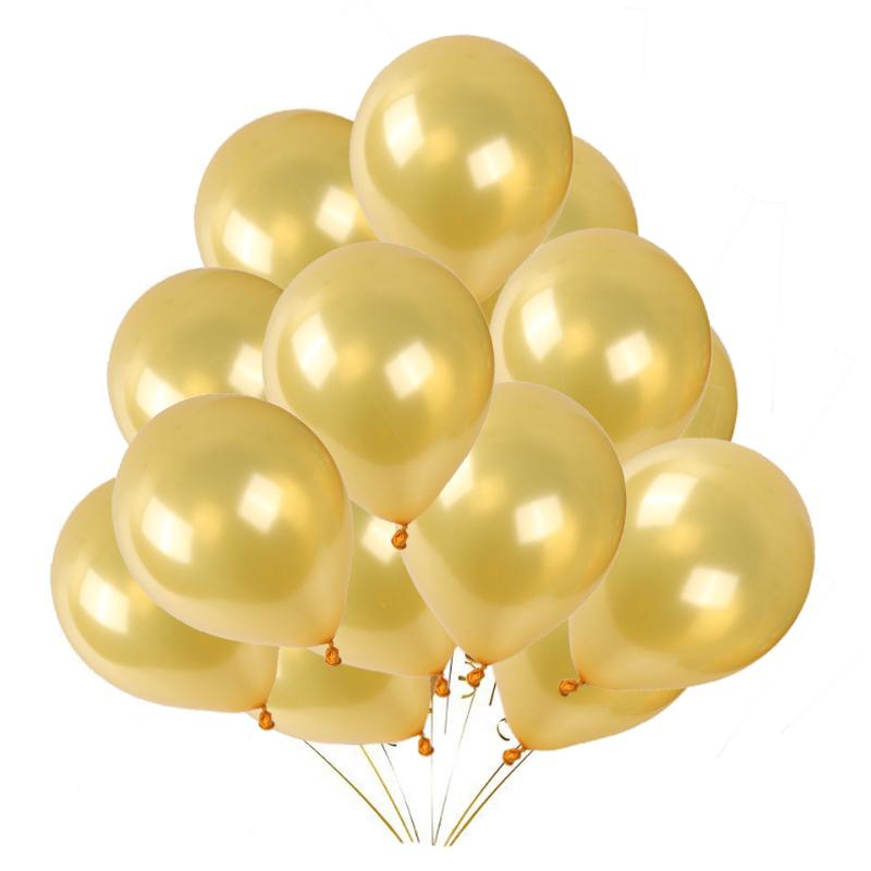 Gold Pink Blue Black Latex Balloons Baby Shower Birthday Wedding Party Anniversary Balloon Decor Kids Adult Clear Air Balloons
