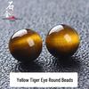 Yellow Tiger Eye and Red Tiger Eye Loose Beads for DIY Bracelet Jewelry Accessories