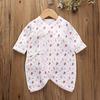Baby Koi Baby Newborn Infant Combination Thick Long Sleeve Romper Coverall Print Rabbit and Strawberry 60cm Clothes, Undershirt, Autumn/Winter Set,