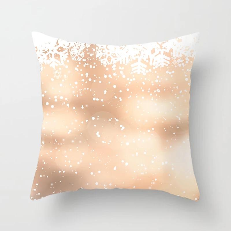 Świąteczne poszewki na poduszki z nadrukiem Świąteczne poszewki na poduszki dekoracyjne do domu Poszewki na poduszki świąteczne