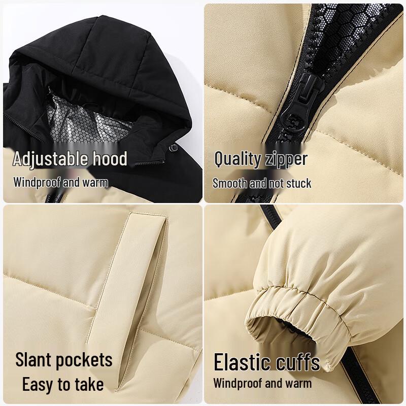 JEEP SPIRIT Men's Hooded Padded Winter Jacket