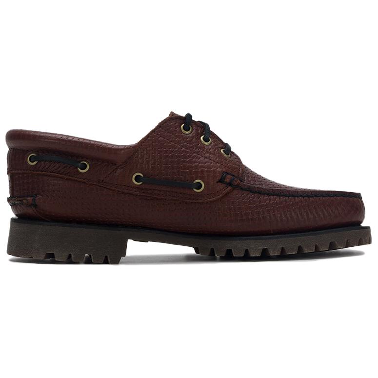 Timberland Autentico Viaggio Outdoor Confortevole Versatile Scarpe da Barca Scarpe da Uomo Marrone A2PDQEM4