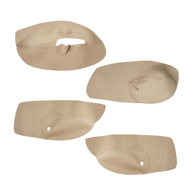 ONLY 4-Doors Leather Door Armrest Cover For VW Golf 4 MK4 Bora Jetta 1999-2005 Car Door Armrest Panel Skin Cover Accessories