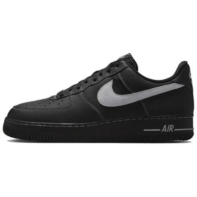 Chaussures de Skateboard Air Force 1 Low top Unisexe Baskets Noires HQ2037-006