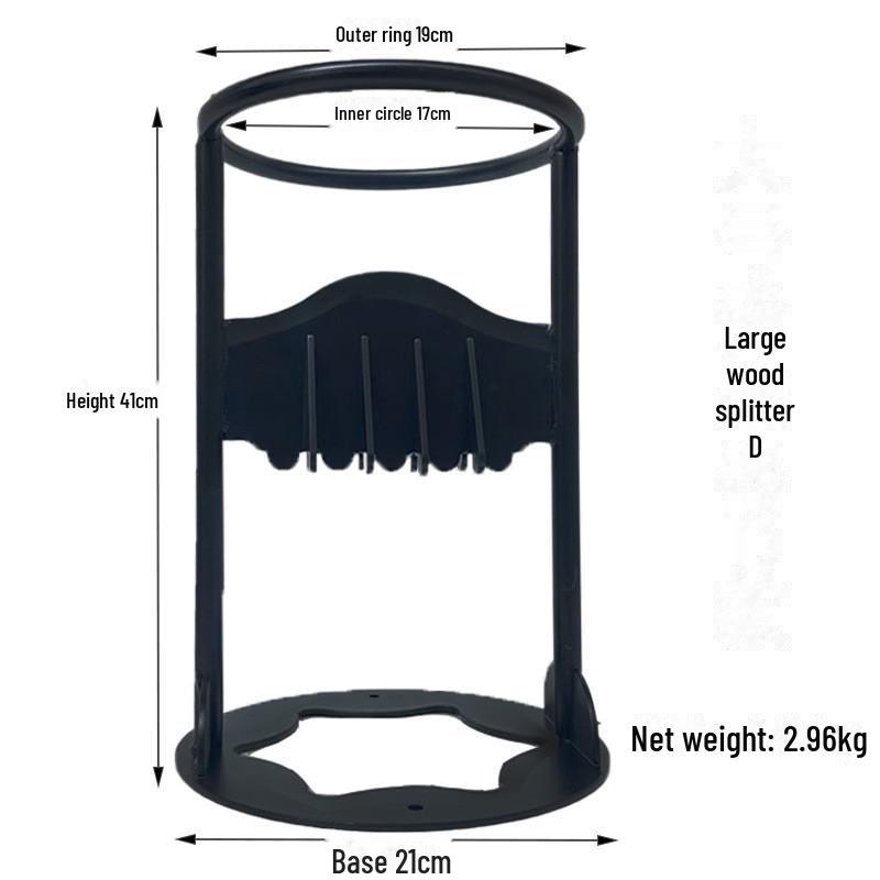 Manganese Steel Manual Firewood Splitter: Outdoor/Household Firewood Chopping Tool