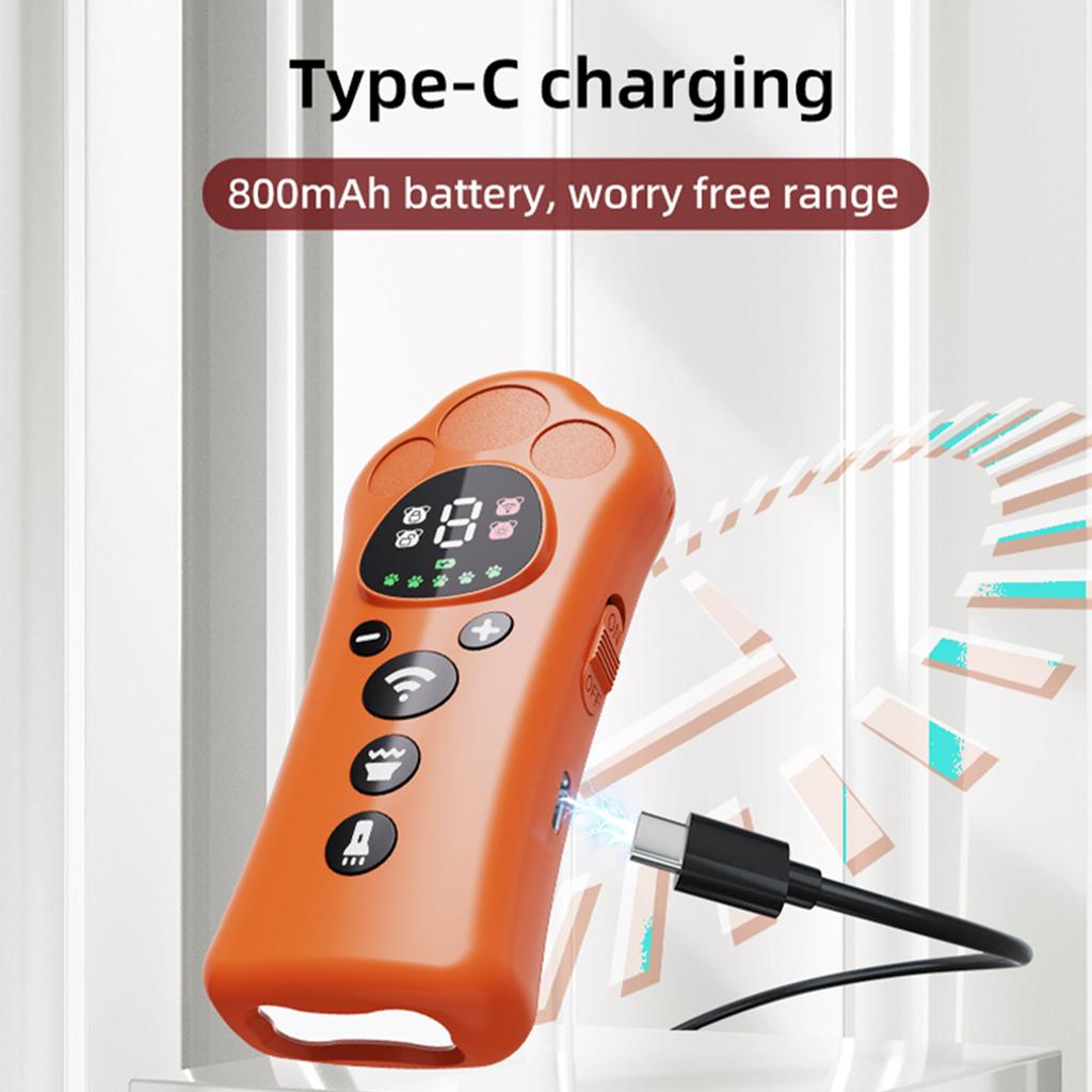 Upgraded Dog Stops Barking &scares Wild Dogs With Strobe Lights + 40kHz Sound (50ft Range).Safe,humane & Portable For Walks/outdoors