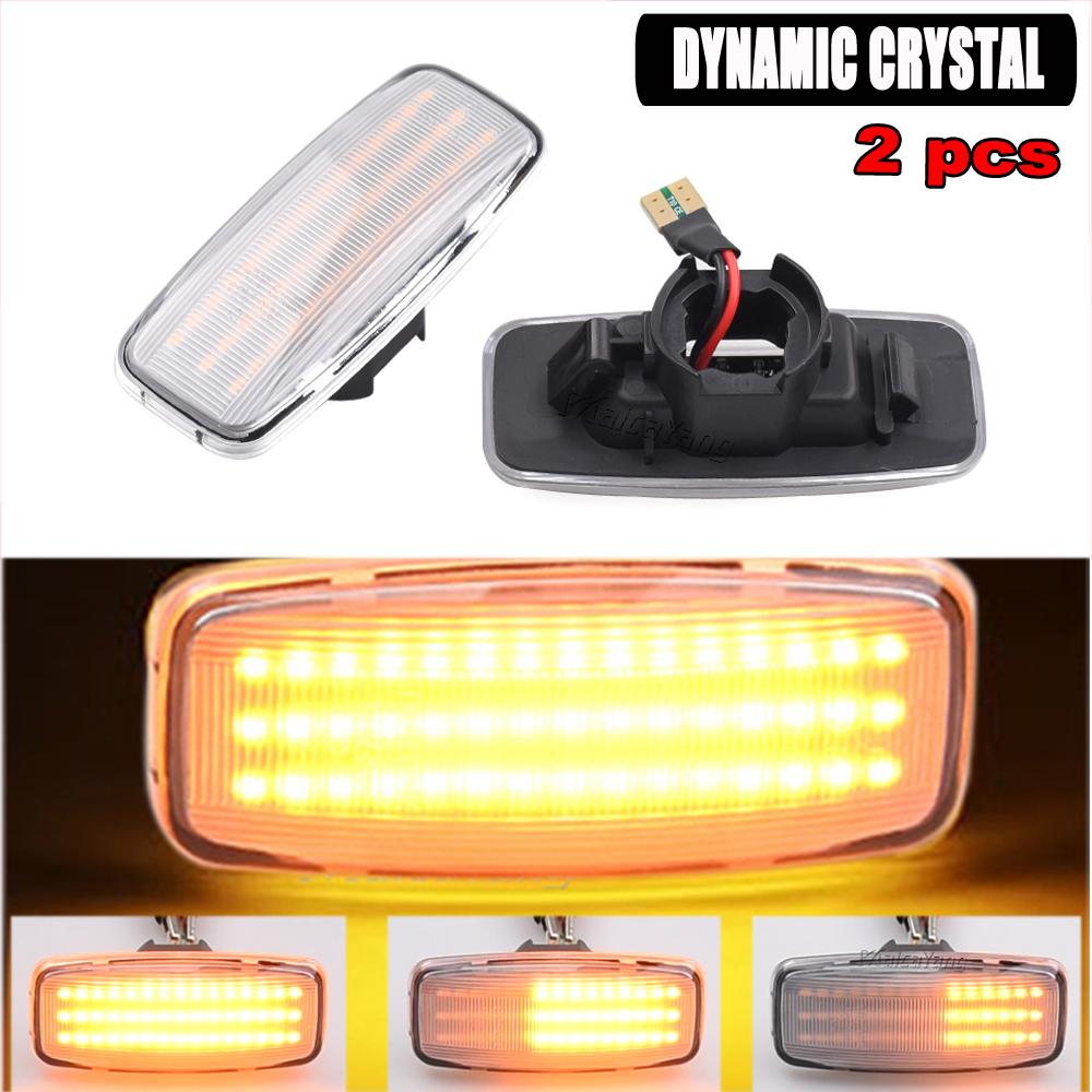 

2pieces for Nissan Sylphy Bluebird Sunny Teana Murano Infiniti M35 FX45 FX35 QX60 Led Dynamic Side Marker Turn Signal Light