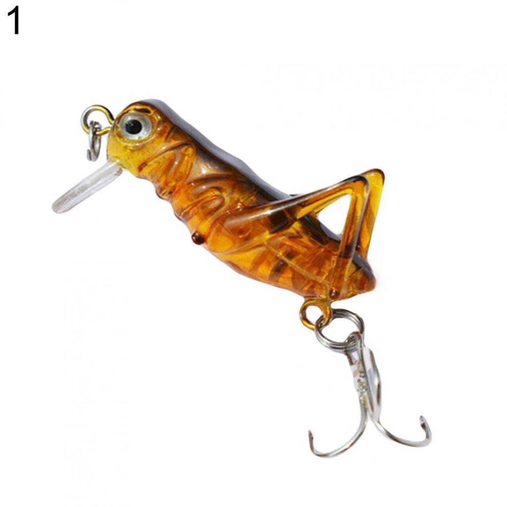 Grasshopper Insect Lifelike Fishing Lure Tackle Luminous Hard Artificial Bait