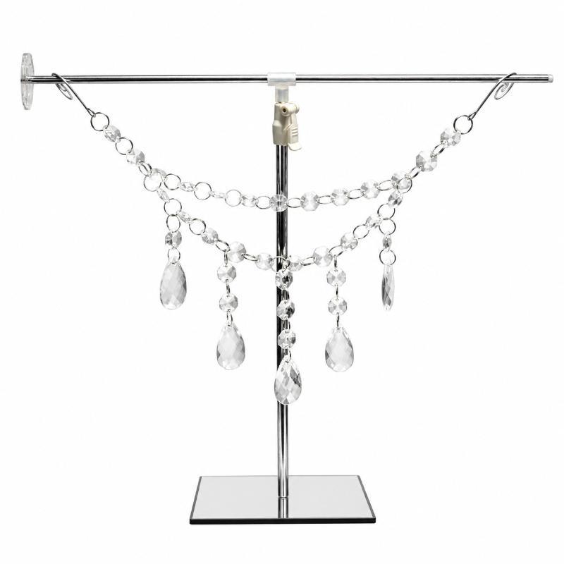 Beaded Drop Ornament Festive Crystal Hanging Decoration Christmas Pendant Delicate Teardrop Crystal Ornament For Home Decor