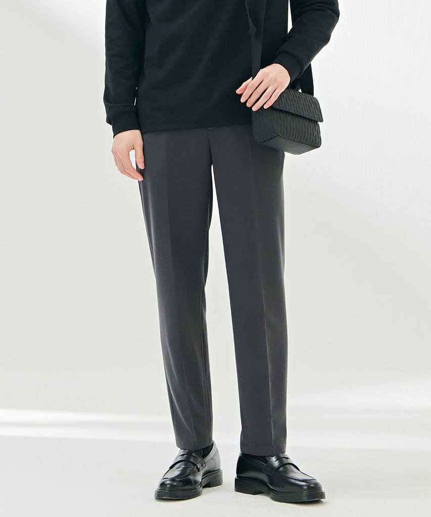 CHASECULT Men'S Tapered Side Banding Slacks-Dark2211B0L