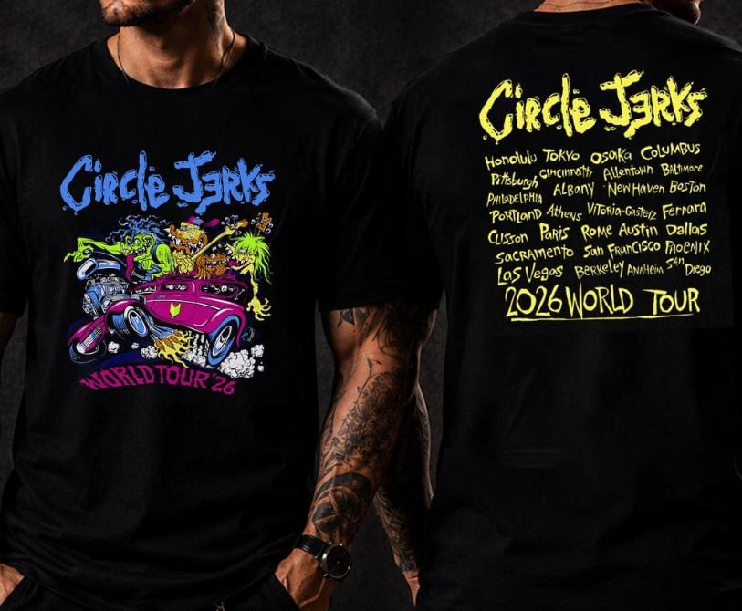 Circle Jerks 2026 World Tour Graphic Tee XXL