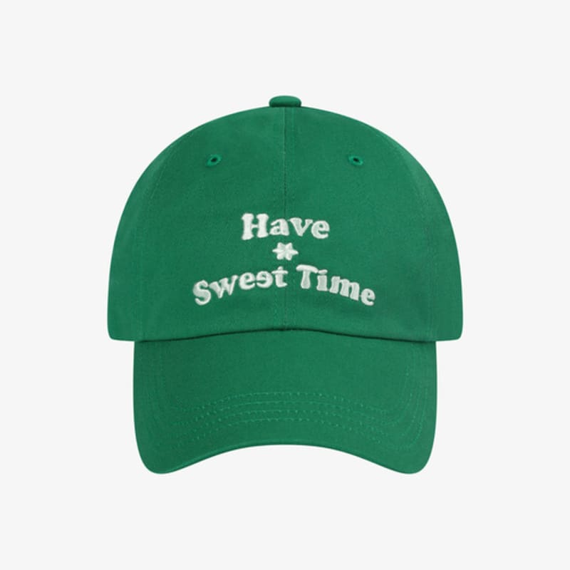 SALTANDCHOCOLATE [HAST] Sweet Basic Ball Cap Green 4C2521002