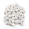 50 Pieces Snowman Wooden Buttons for DIY Craft Garland Decoration Wooden Beads Garland Making Winter Christmas Party