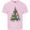 Cat Christmas Tree Unisexs Light Cotton TShirt