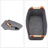 Functional Felt Firewood Holder Multipurpose Felt Shopper Handheld Bag For Firewood, Groceries And Storage Needs