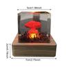 Nuclear Explosion Mushroom Cloud Lamp Resin Nuclear Explosion 3D Night Light USB Charging for Home Living Room Decor