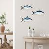 3 Pezzi Pesce Tonno in Legno Arte da Parete Pesce Oceanico Appeso a Parete Decorazione Tema Nautico Costiero Scultura da Parete per Casa Casa sul Lago Stanza Decorazione