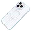 MUTURAL For iPhone 16 Pro Max Case Compatible with MagSafe TPU+PC Phone Back Cover Stripe Pattern