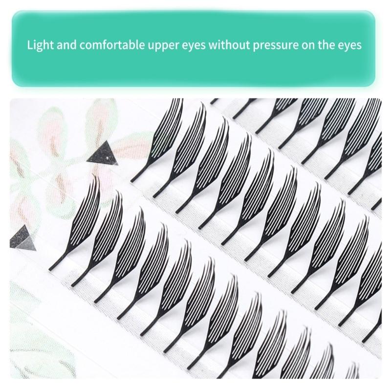 1 Box Anime Style False Lashes with Tapered Tips for a Voluminous and Long Lasting Curls for Beginners or Anime Lover