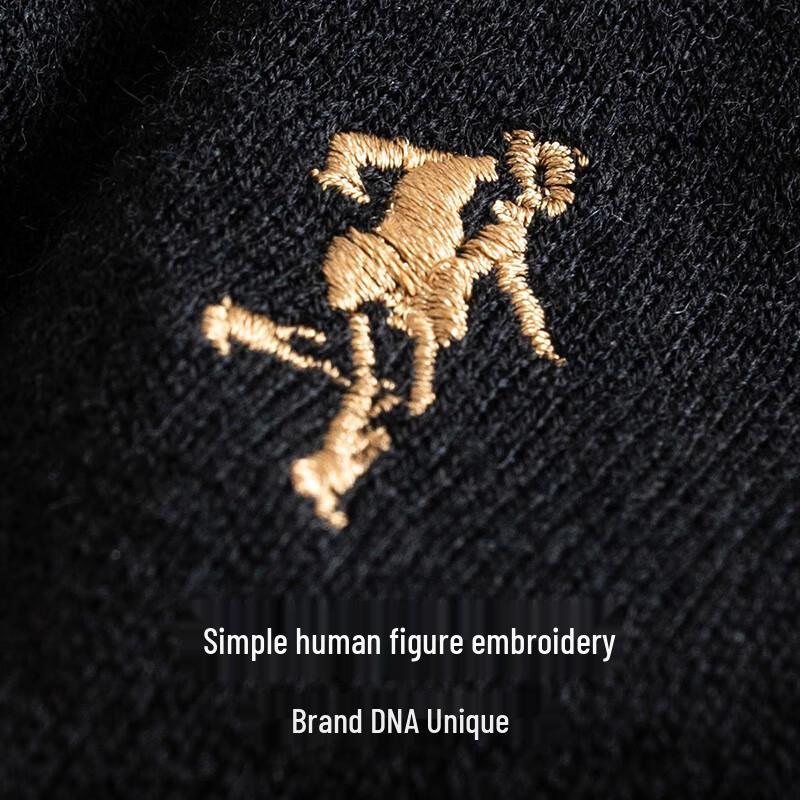 Men's Machine Washable Round Neck Knitted Sweater