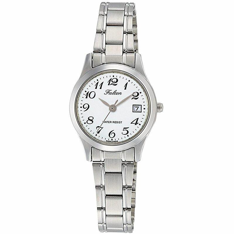 [Citizen Q&Q] CITIZEN Q&Q Watch Falcon Analog Bracelet Date Display White D009-204 Women s
