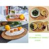 Set of 2 Oval 15.7x11.8IN Natural Handmade Rattan Placemats Rattan Insulation Heat-Resistant Mat Pot Holder Tripod