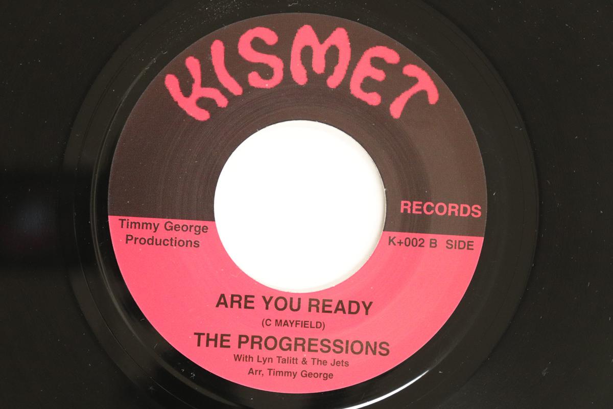 

7inch Record PROGRESSIONS, LYN TALITT & THE JETS - Are You Ready / Girl You Cold / WL001 KISMET / WIRL 2011 UK Reggae, Ska & Dub Used