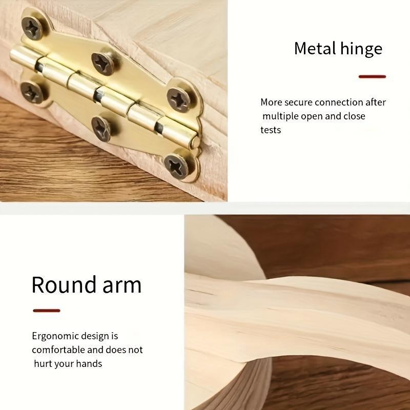 1pc Wooden Dough Press, Tortilla Press, Dumpling Skin Mold, Home Kitchen Accessories