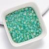 A String 4mm Double Color Round Cracking Glass Beads Necklace Loose Beads For DIY Jewelry Making Bracelet Handmade Accessories