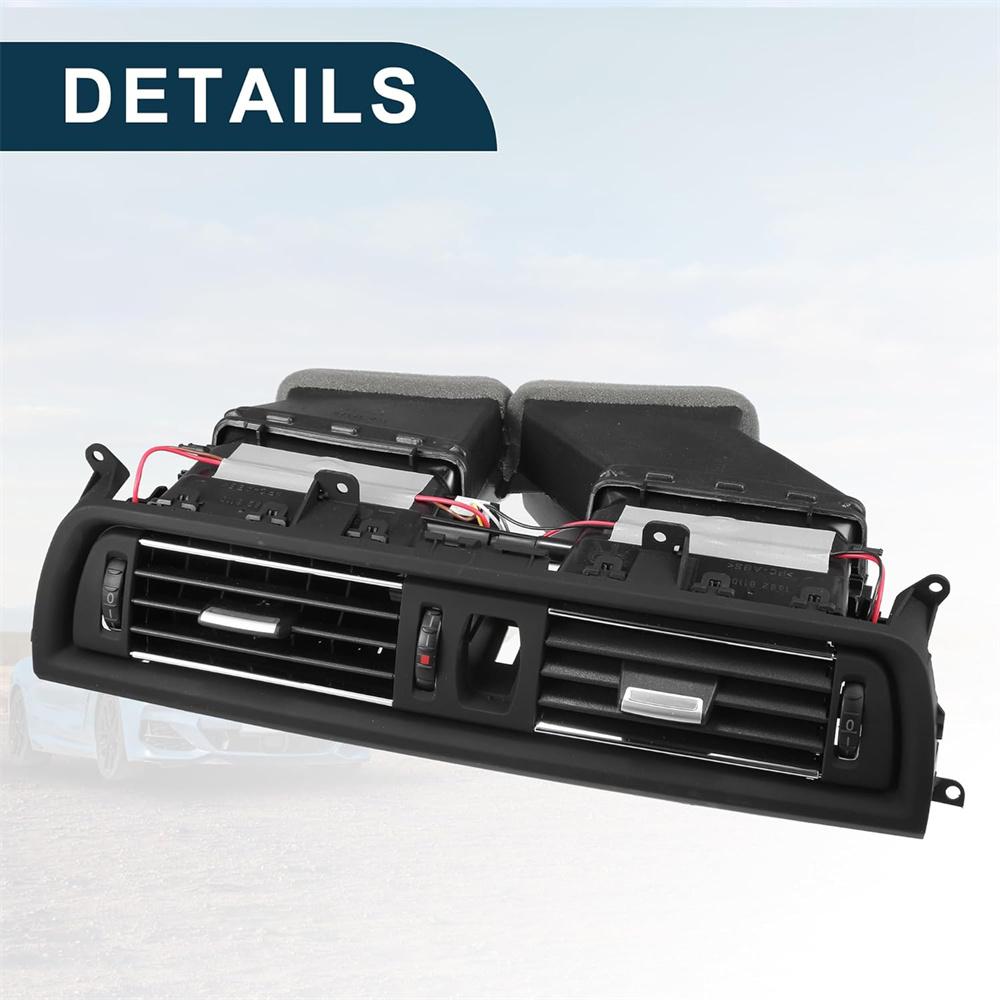Front Center Air Vent Grille Heat AC Dash 64229166885 For BMW 5 Series F10