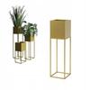 FLOWERPOT Cover for Metal Flowerpots, Gold, Lorient , 19x19x67cm