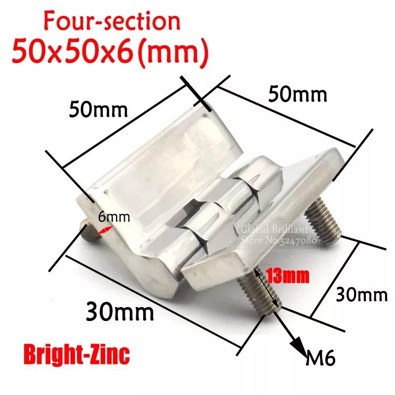 För Yacht Båt Marin 304 Rostfritt Stål Industriell 5/6/8mm Förtjockat Gångjärn Sväng Hårdvara Lager Tyst Dörrgångjärn Bearbetning