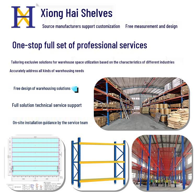 Heavy-Duty Industrial Multi-Layer Pallet Racking System for Warehouse Storage