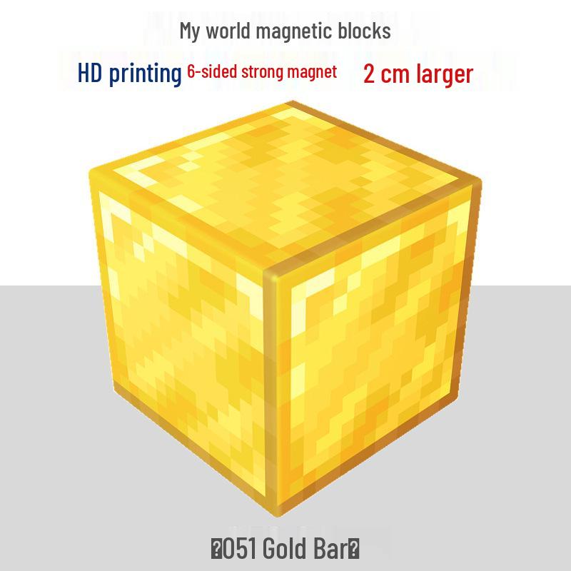 My Building Block World: Magnetic Cube Accessories - Mini Iron Stone Magnets for Children's Educational Building Toys