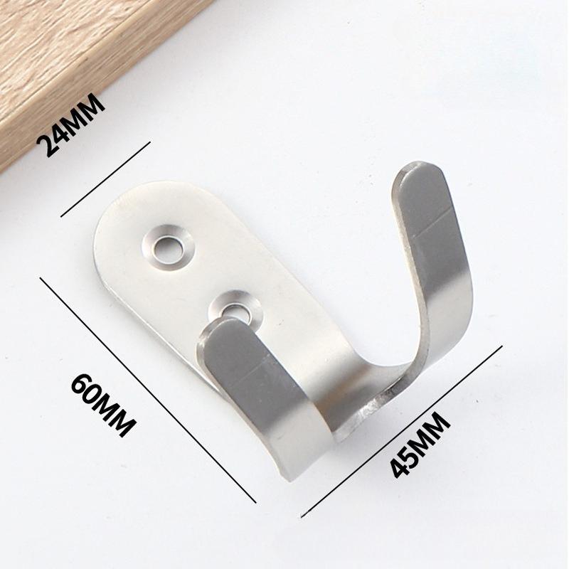 Stainless Steel Coat Hook Bathroom Behind The Hook Door Cloakroom Hook Up Partition Hook Bathroom Wall Hanger Clothes