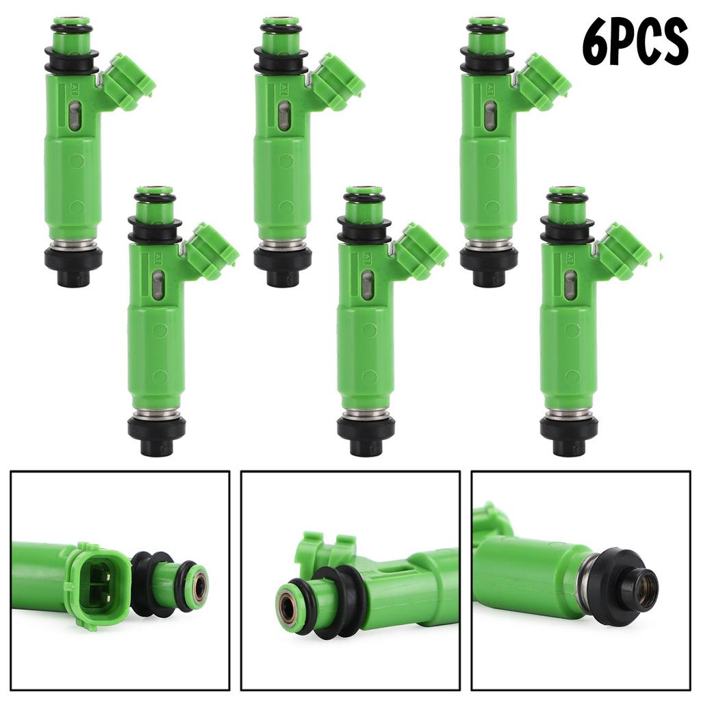 6PCS Fuel Injectors 1955003170 Fit for Mitsubishi Montero Sport 3.0L V6 1998-2003