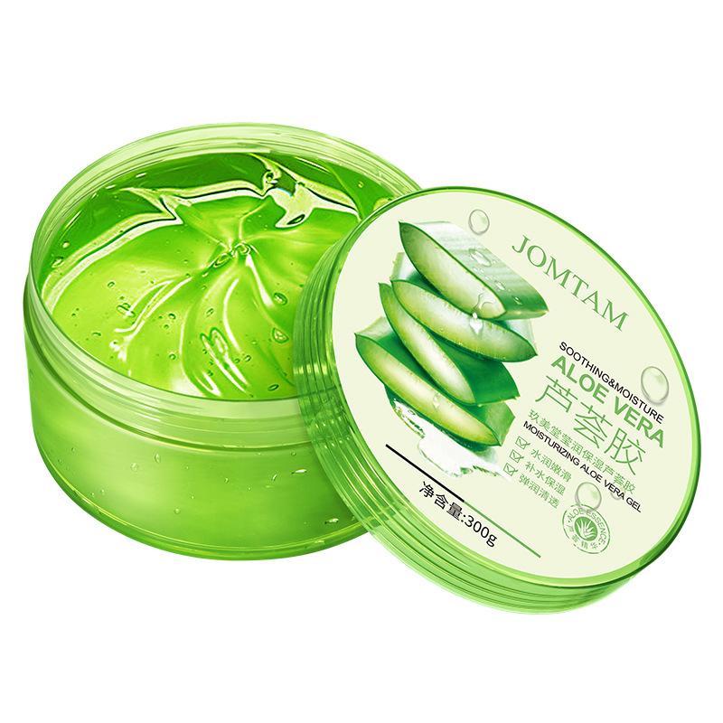 JOMTAM Bright Moisturizing Aloe Vera Gel 300g Improve Dry Skin Remove Acne and Control Oil
