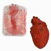 Horrifying Halloween Props Fake Bloody Heart Brain Rubber Organs for Party Decorations Human-Sized Torso & Bloody Body Parts