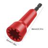 Wire Nut Twister with 1/4 Chuck Spin Twisting Wire Connector Socket (Red)